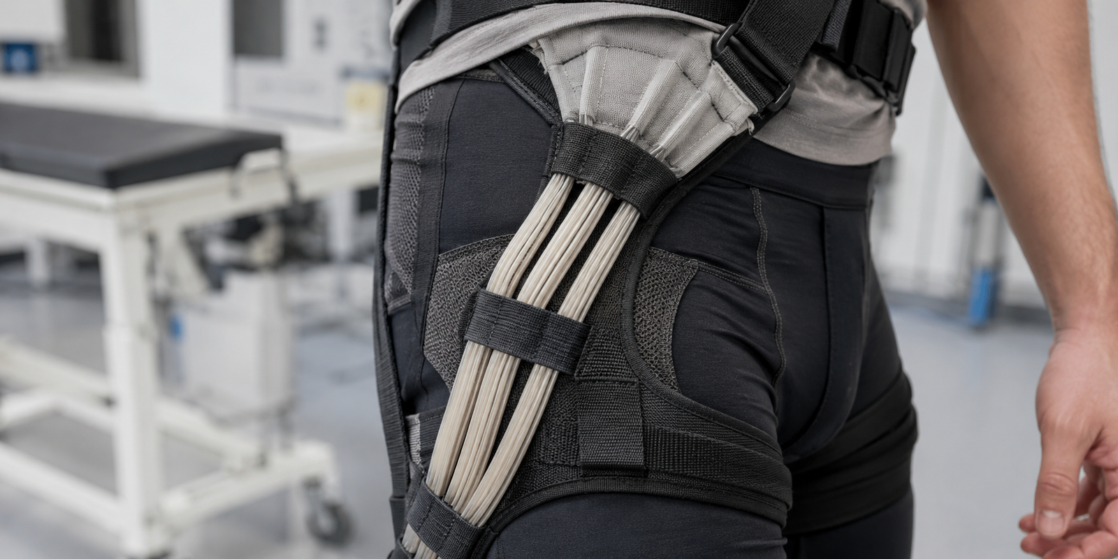 Soft hip exosuit using artificial-muscle actuators during treadmill walking