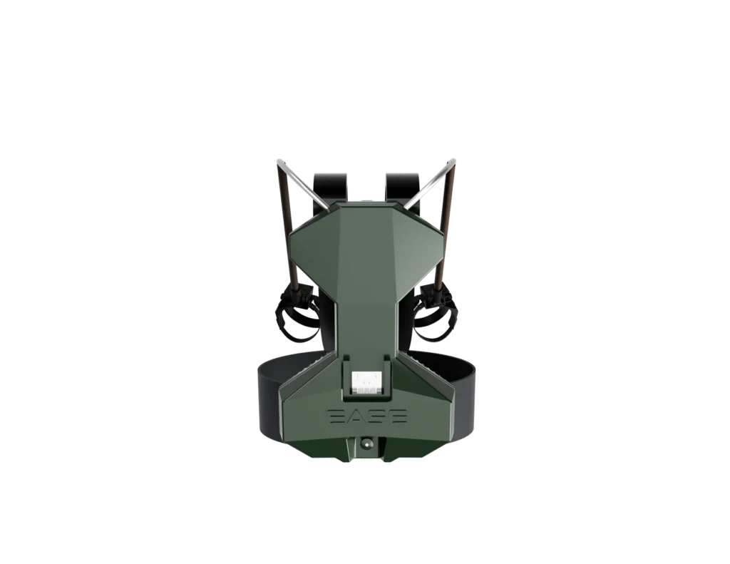 LU 20 industrial exoskeleton, rear view