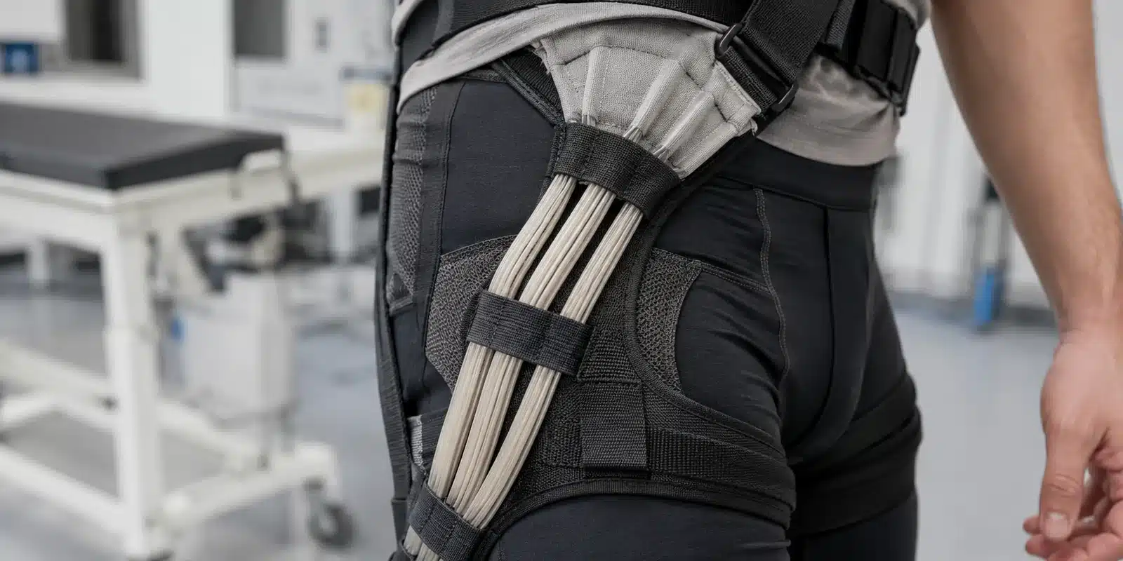 Soft hip exosuit using artificial-muscle actuators during treadmill walking